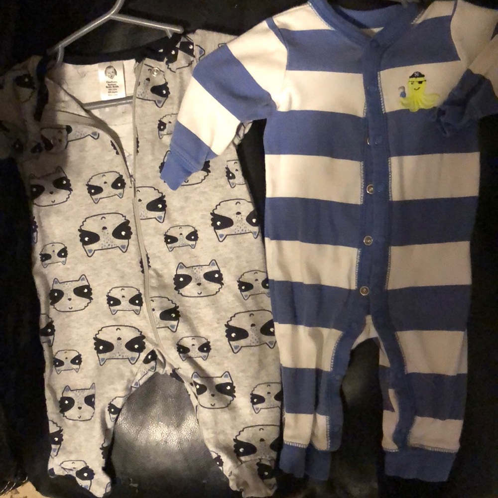 Onesies and Mickey Mouse outfit newborn
